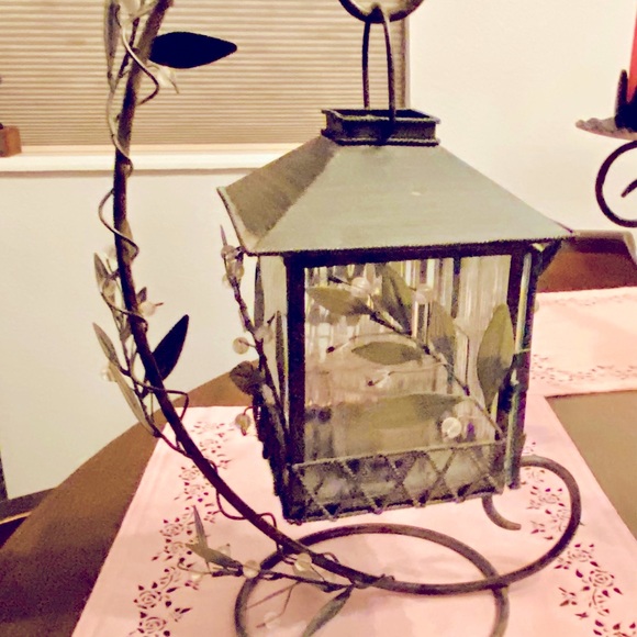 Party light candle lantern with stand